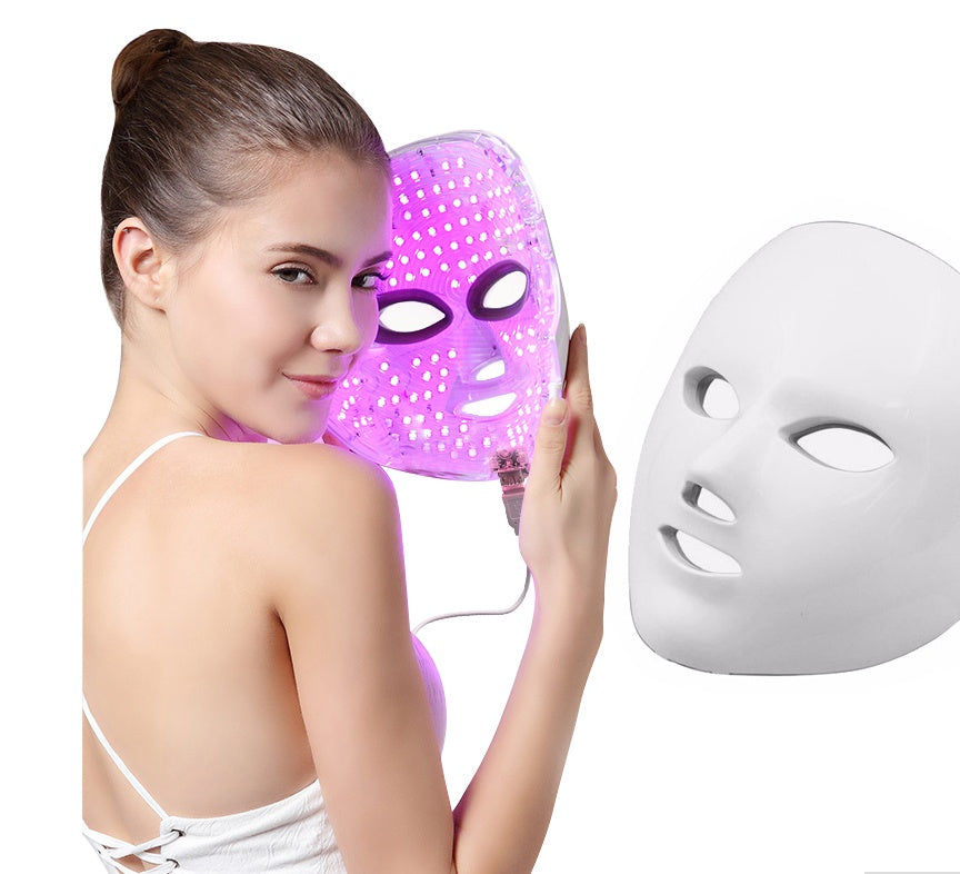 Masque LED Visage Bleu Shine — Éclat, Pureté & Transformation