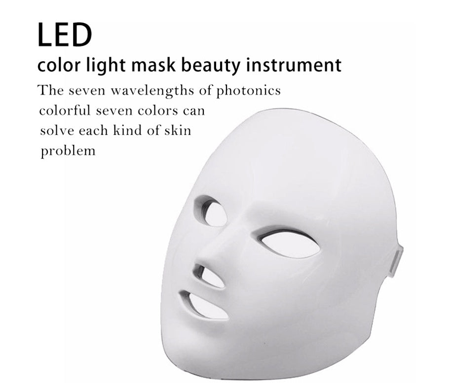 Masque LED Visage Bleu Shine — Éclat, Pureté & Transformation