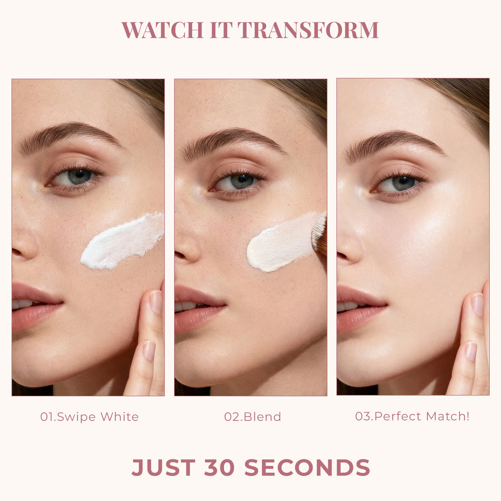 Fond de Teint Changeant de Couleur — Éclat Naturel & Teint Parfait