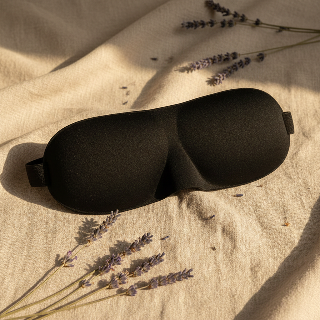 Masque Noir - Lin beige lavande
